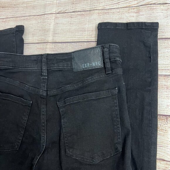 Express Men's Black Skinny Jeans Size 28x32 Stretch Denim EXP-NYC Pre-owned - Picture 9 of 12